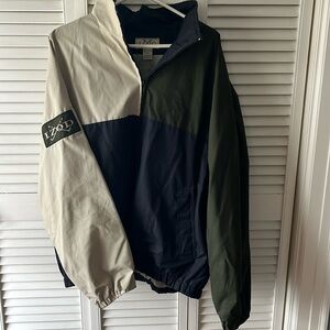 Men’s Izod color block wind breaker, Size Large